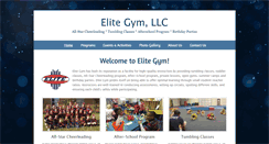 Desktop Screenshot of elitegymllc.com